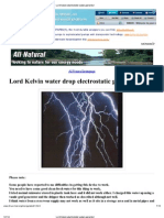 Print - Lord Kelvin Electrostatic Water Generator