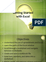 Getting Started With Excel