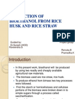 Production of Bioethanol From Rice Husk and Rice Straw