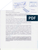 Solicitud de Investigación y de Envío Al Ministerio Publico Caso de La CCSS