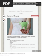 All About Ami - Pattern - Dragon