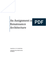 Assignment On Renaissance Architecture - 080113