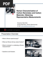 Raman Characterization of Carbon Nano Materials and Obtaining Representative Measurements