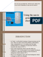 Solar Fridge