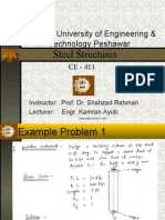 Steel Structures Details - Column Problems