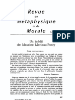 Merleau-Ponty, Inédit (1962)