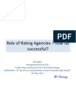 Role of Rating Agencies - How Far Successful?