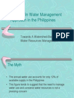 A Win-Win Water Management Approach in The Philippines