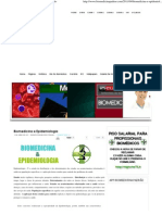 Biomedicina e Epidemiologia - Biomedicina Padrão