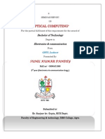 Optical Computing: Bachelor of Technology Electronics & Communication