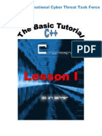 Tutorial Basic of C++ Lesson 1 en