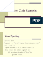 Python Code Examples