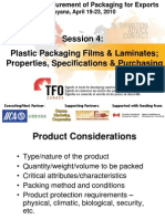 Guyana TFO PKG W'SHP Session 4 - Plastic Film