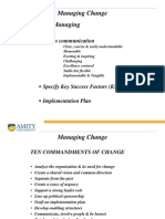 New Model of Managing Managing Change: Vision Communication