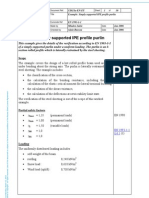 Example Simply Supported IPE Profile Purlin