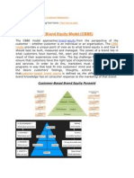 Cbbe Impact of Direct Marketing On Customer Satisfaction