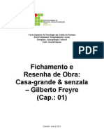 Fichamento e Resenha - Casa Grande e Senzala