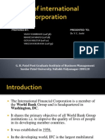 A Study of International Financial Corporation