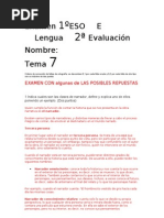 Examen Lengua Tema 7 1E Corregido