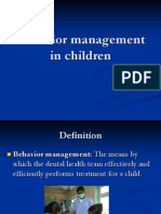 Behavior Management in Children