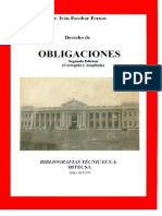 Libro Obligaciones Escobar Fornos