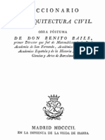 1802 Benito Bails Diccionario Arquitectura Civil