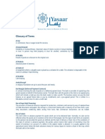 Yasaar Glossary of Terms