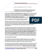 A Thorough Discussion of MCX - Case Study and Capital Theory