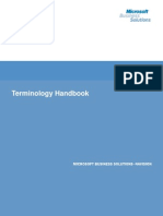 Dynamics NAV - Terminology Handbook