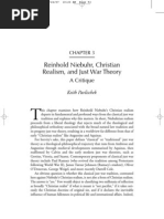 Reinhold Niebuhr, Christian Realism and Just War Theory