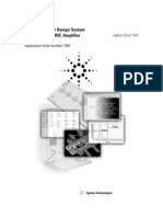 Using Advanced Design System To Design An Mmic Amplifier: Agilent Eesof Eda