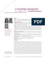 A Strategy For Knowledge Management: Martina E. Greiner, Tilo Bo Hmann and Helmut Krcmar