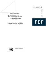 Population, Environment Development: Economic &