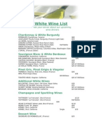 Wine List