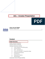 ACL Investor Presentation - February, 2011