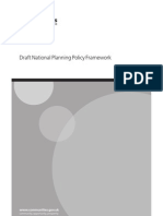 Draft National Planning Policy Framework: Community, Opportunity, Prosperity