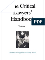 The Critical Lawyers Handbook Volume 1