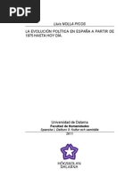 La Evolución Política en España A Partir de 1975 Hasta Hoy Día