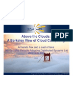 Above The Clouds: A Berkeley View of Cloud Computing