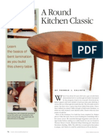 A Round Kitchen Classic - Bent Laminated Cherry Table