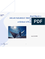 Road Map For A Solar Parabolic Trough Thermal Power Plant at Kirtland AFB and Mesa Del Sol