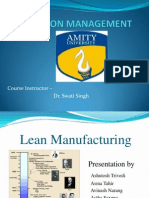 Lean Manufacturing..