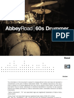 Abbey Road 60s Drummer Manual English