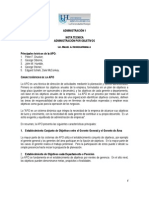 Nota Técnica Sobre La Administración Por Objetivos