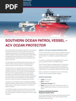 Southern Ocean Patrol Vessel ACVOcean Protector Fact Sheet