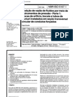 ABNT NBR Iso 5167-1 - Medidores de Vazao Placas de Orificio Venturis