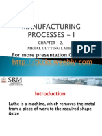 For More Presentation Go To: Metal Cutting Lathe