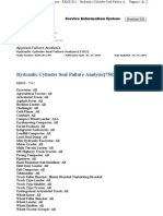 Hidráulica Sello Cilíndrico de Análisis de Fallas