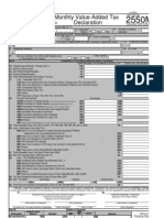 Monthly Value-Added Tax Declaration: Kawanihan NG Rentas Internas