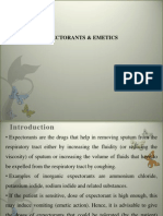 Lecture 8 Expectorants and Emetics, Introduction